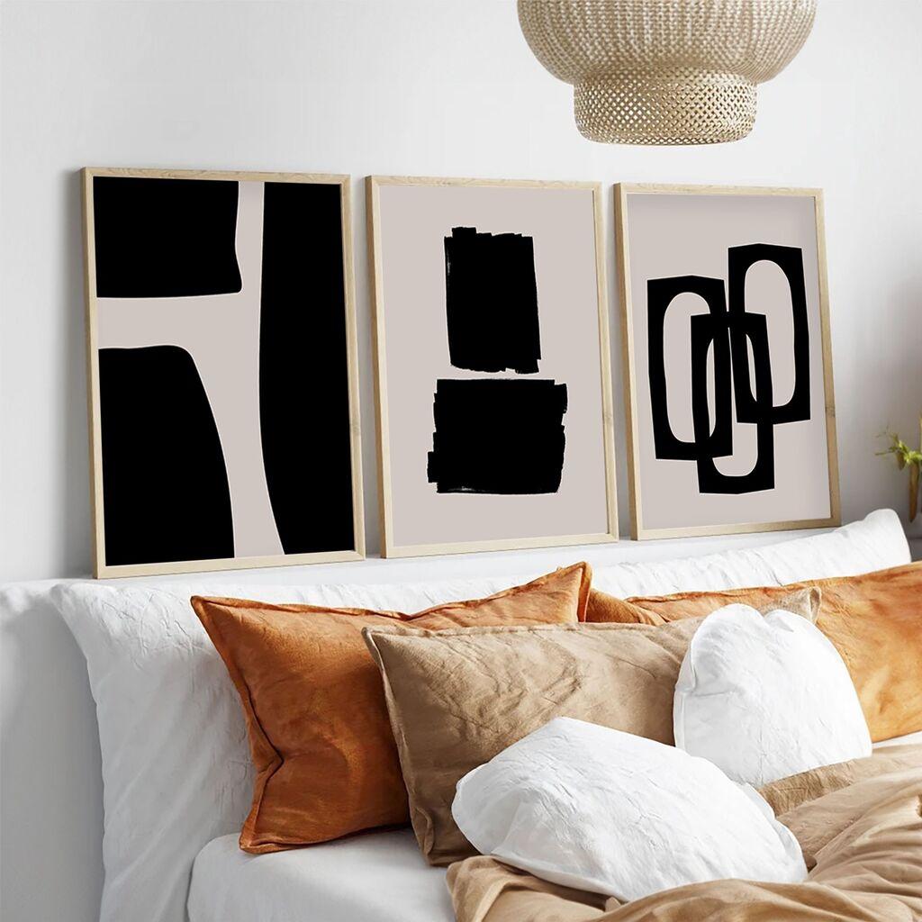 Wallity Dekorativna slika Huhu236, 50x70cm, 3 dela