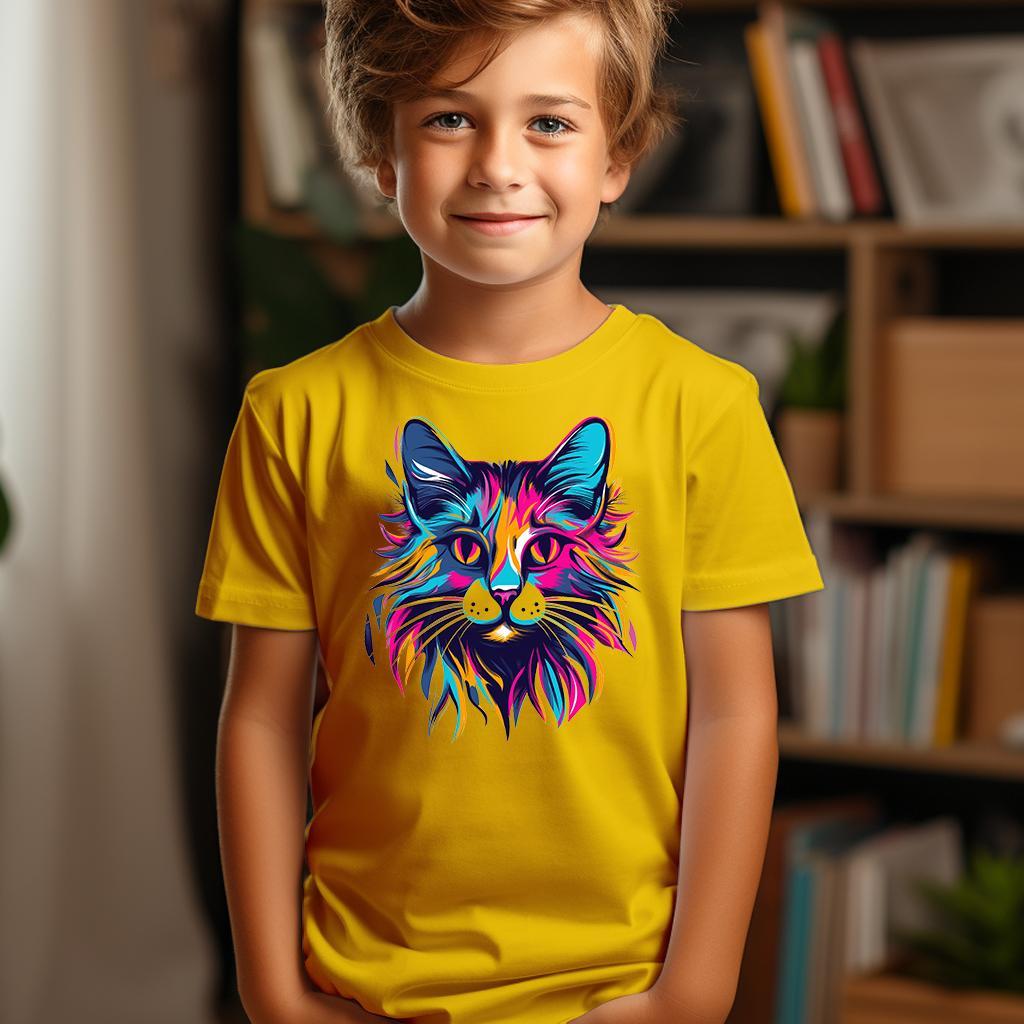 Camiseta Majica sa štampanim printom Cam 293, Dečija, Zlatne boje