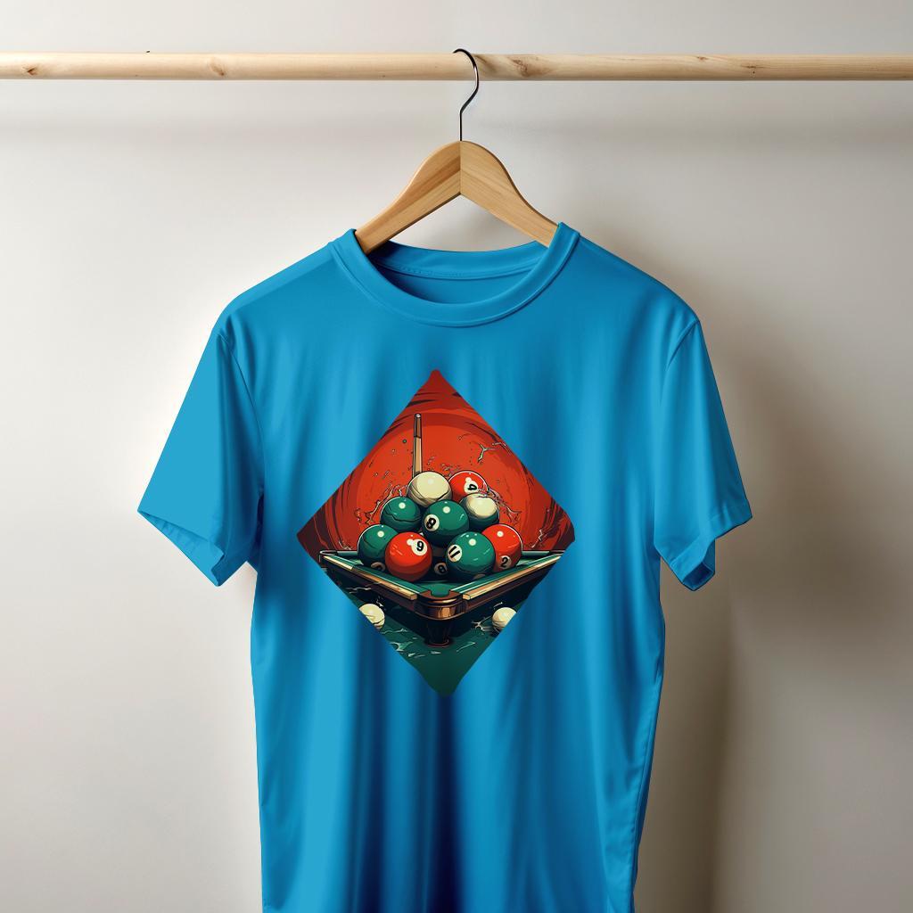 Camiseta Majica sa štampanim printom Cam 319, Muška, Akva