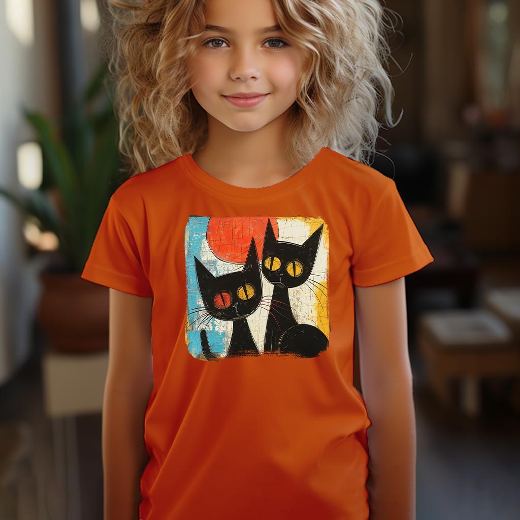 Camiseta Majica sa štampanim printom Cam 302, Dečija, Narandžasta