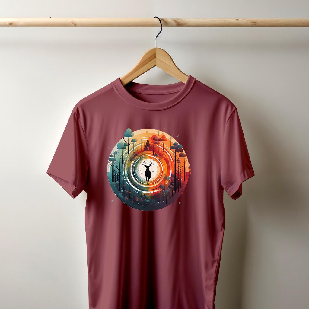 Camiseta Majica sa štampanim printom Cam 446, Muška, Prljavo roze