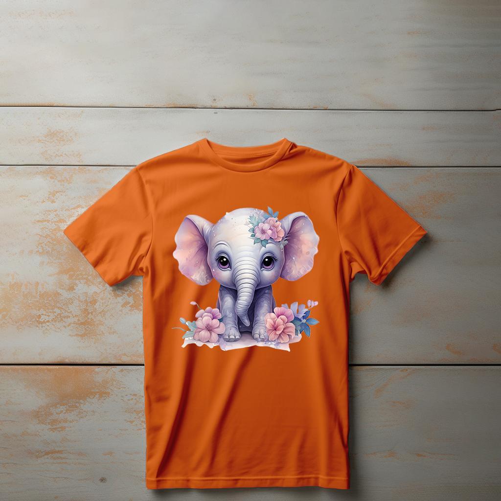 Camiseta Majica sa štampanim printom Cam 406, Dečija, Narandžasta