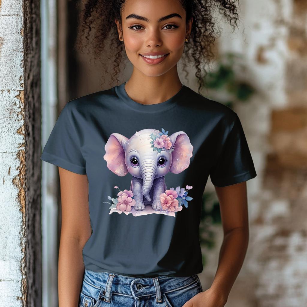 Camiseta Majica sa štampanim printom Cam 406, Ženska, Siva