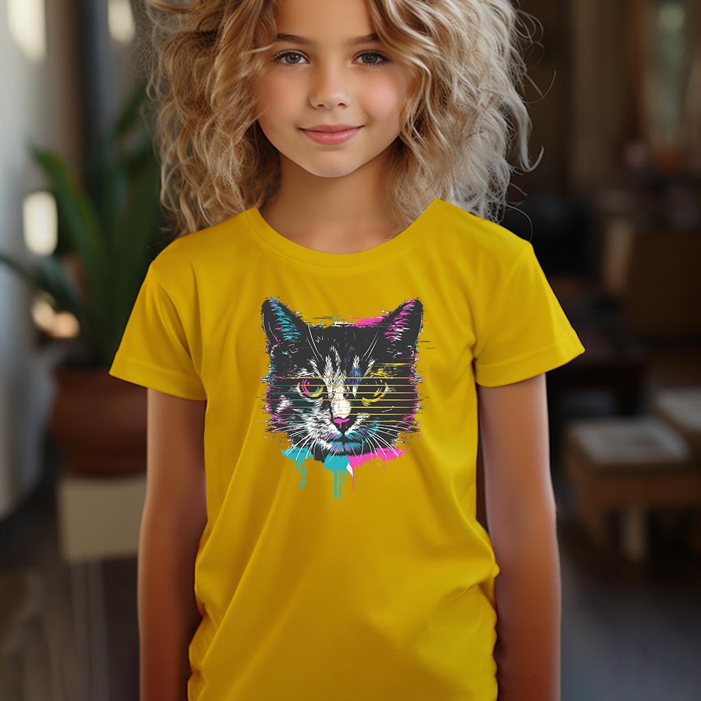 Camiseta Majica sa štampanim printom Cam 289, Dečija, Zlatne boje