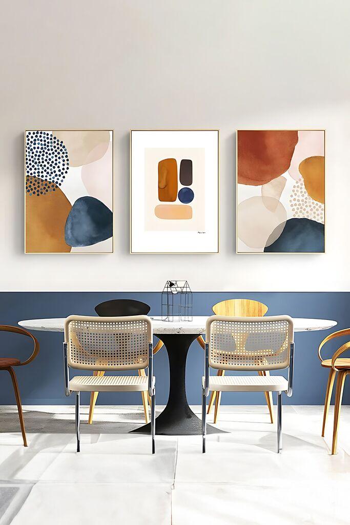 Wallity Dekorativna slika Artsycllct2, 33x48cm, 3 dela