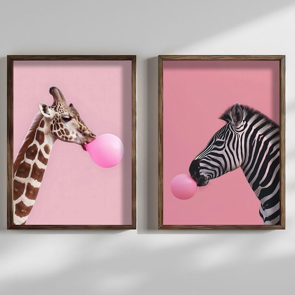 Wallity Dekorativna slika HUM107, 50x70x3,5cm, 2 dela