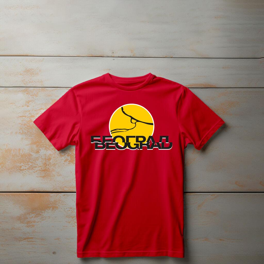 Camiseta Majica sa štampanim printom Cam 209, Dečija, Crvena