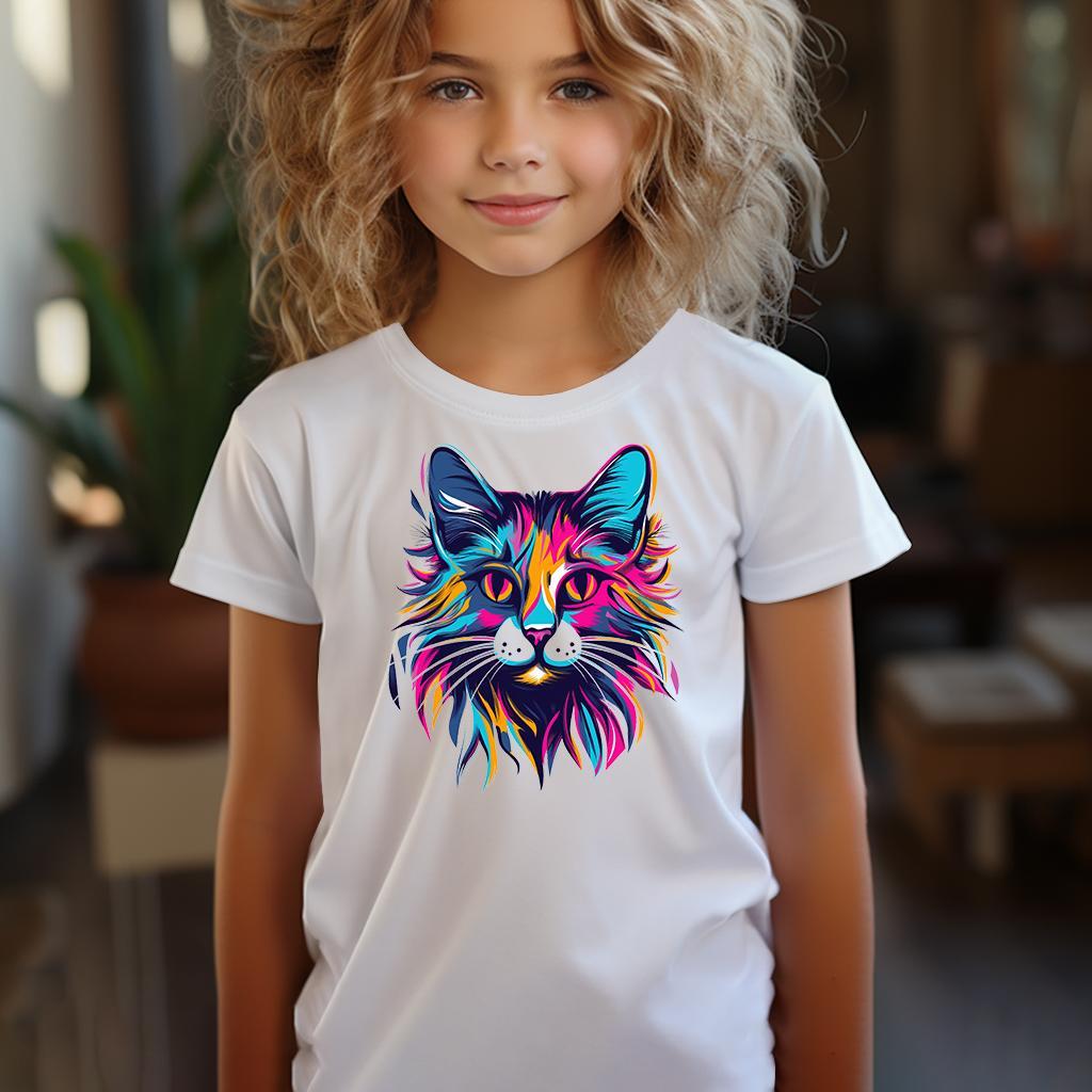 Camiseta Majica sa štampanim printom Cam 293, Dečija, Bela