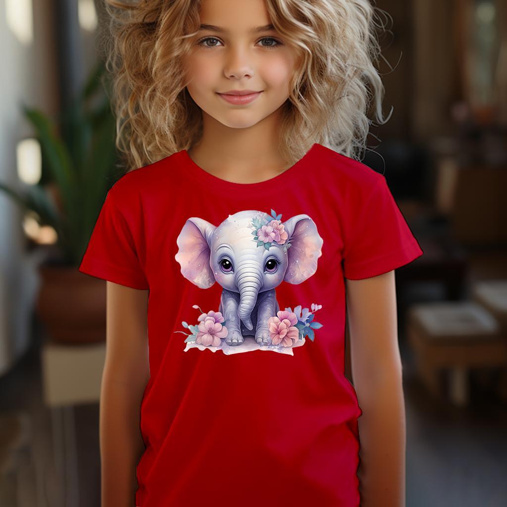 Camiseta Majica sa štampanim printom Cam 406, Dečija, Crvena