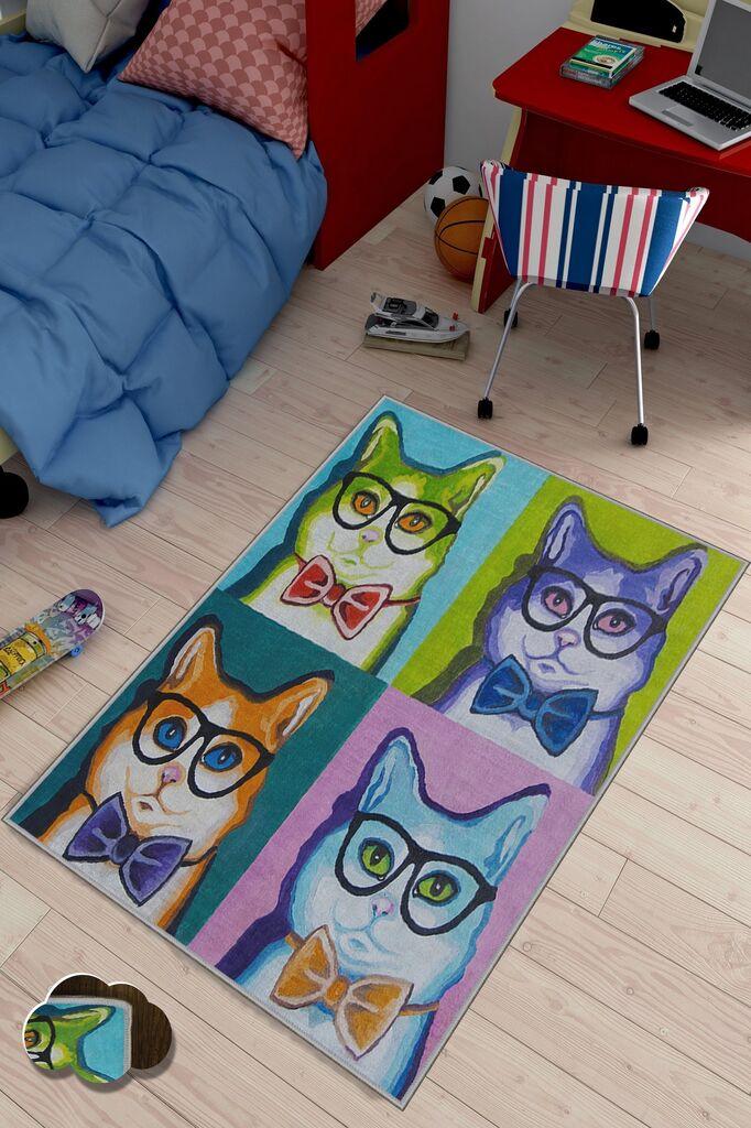 Conceptum Hypnose Tepih KHMFESTO004KECE, 80x200cm, Šareni