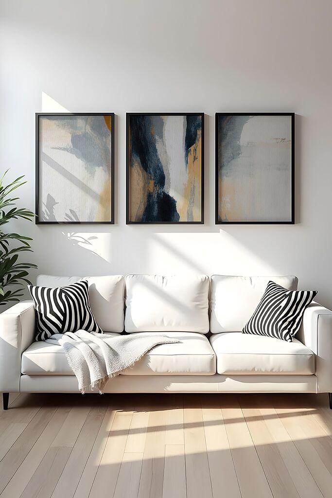 Wallity Dekorativna slika Huhu484S, 50x70cm, 3 dela