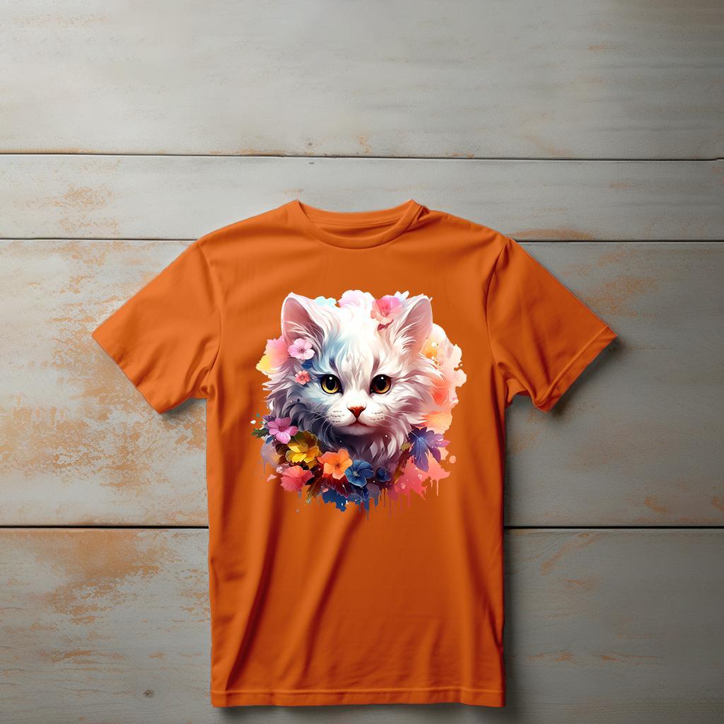 Camiseta Majica sa štampanim printom Cam 404, Dečija, Narandžasta