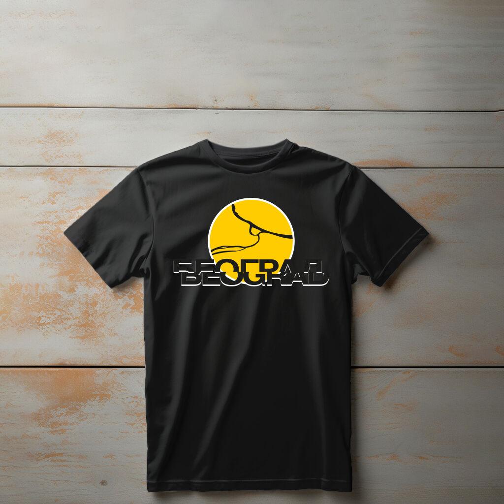 Camiseta Majica sa štampanim printom Cam 209, Dečija, Crna