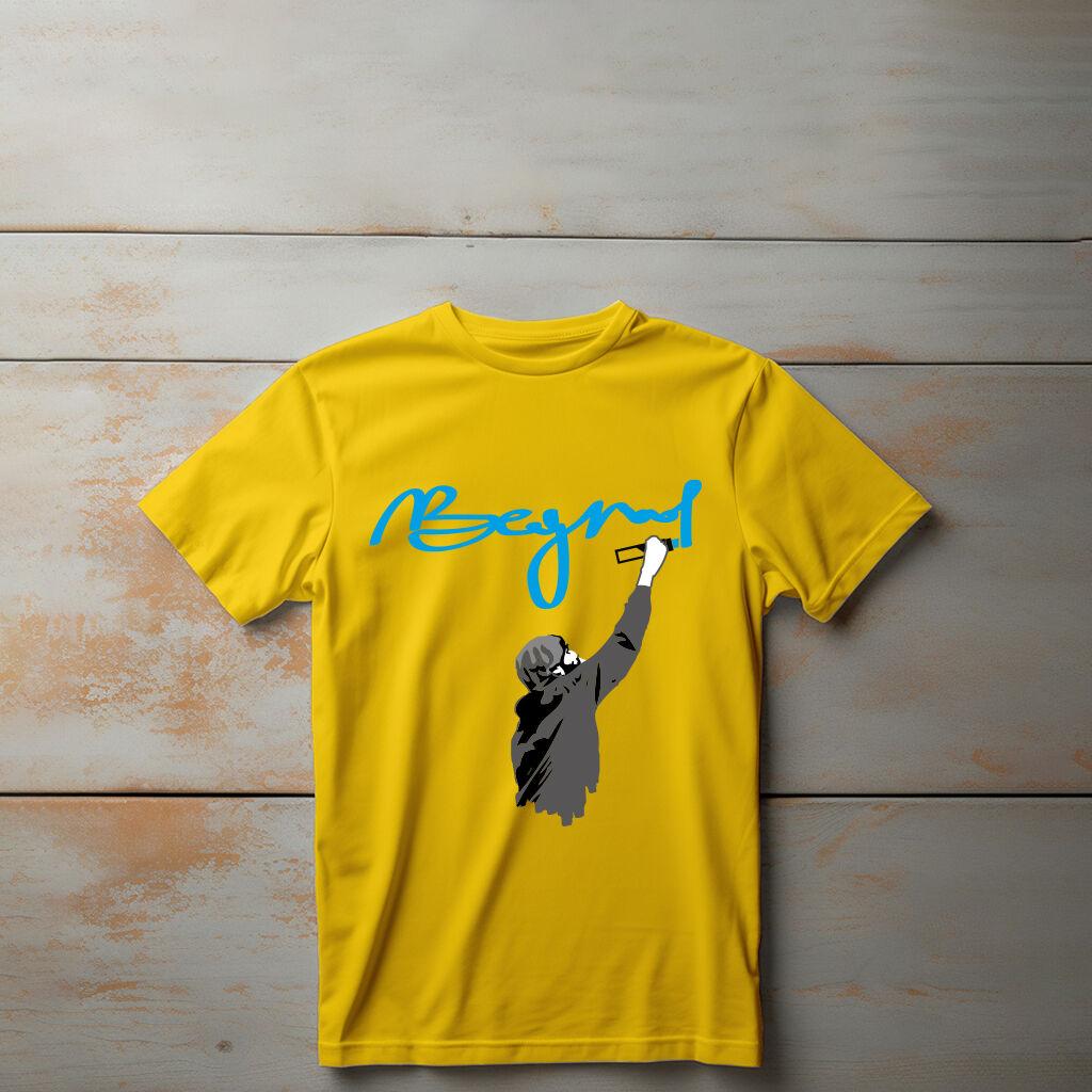 Camiseta Majica sa štampanim printom Cam 207, Dečija, Zlatne boje