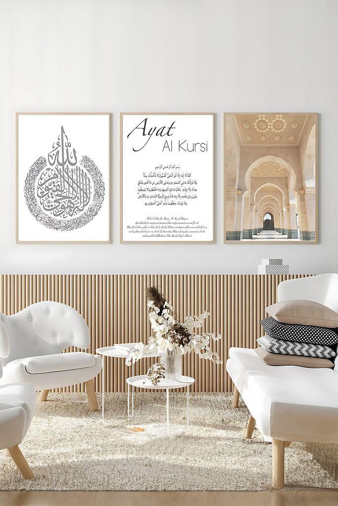 Wallity Dekorativna slika Artsycllct5, 33x48cm, 3 dela