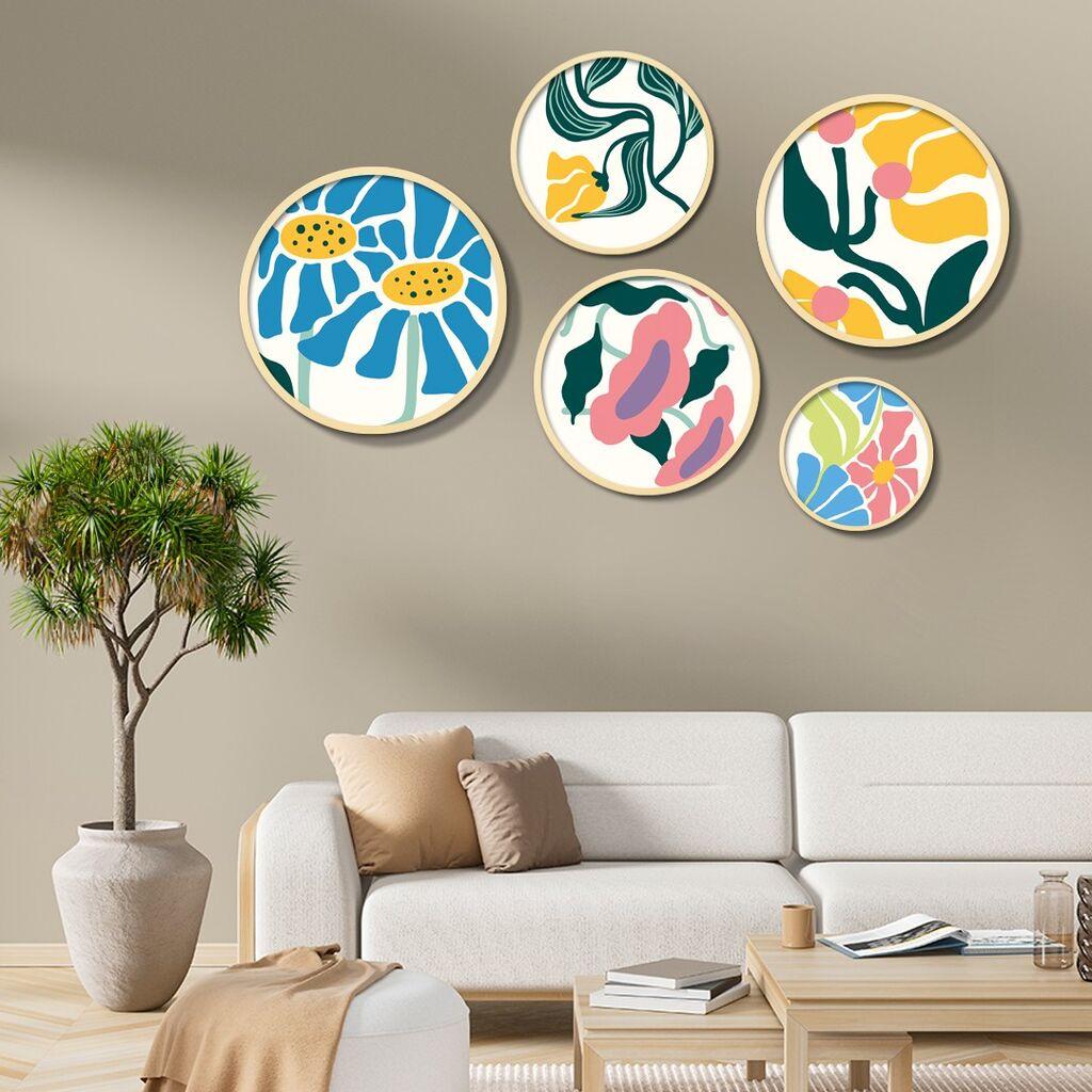 Wallity Dekorativna slika Yats-02, 43,5x43,5cm, 5 delova