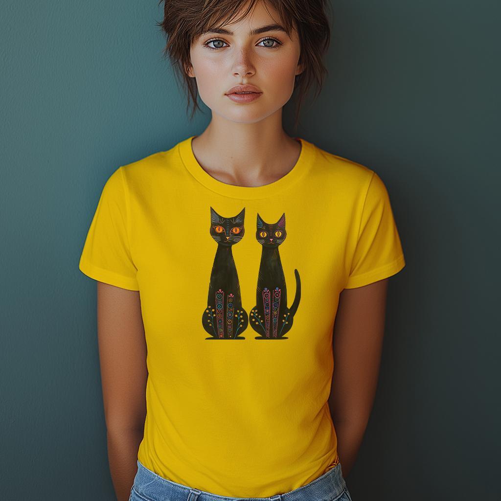 Camiseta Majica sa štampanim printom Cam 308, Ženska, Zlatne boje
