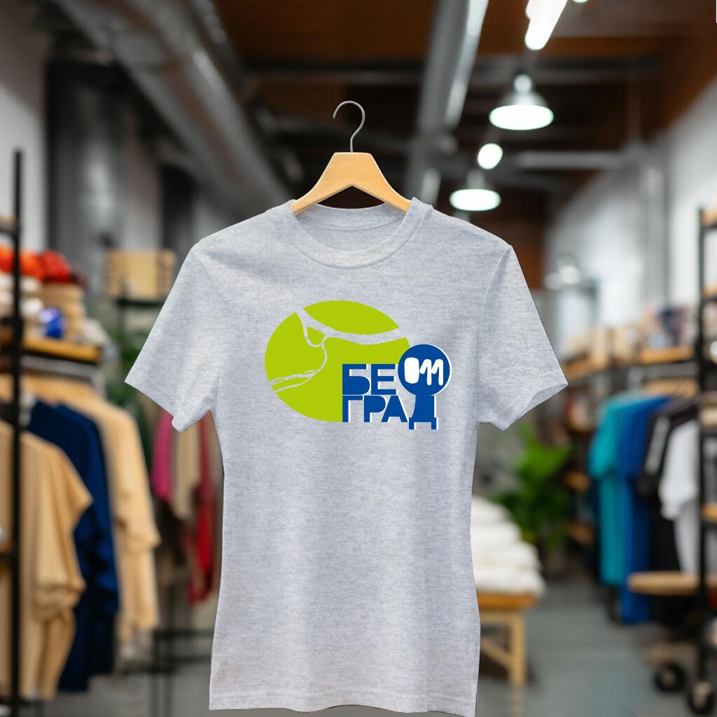 Camiseta Majica sa štampanim printom Cam 208, Ženska, Hrom