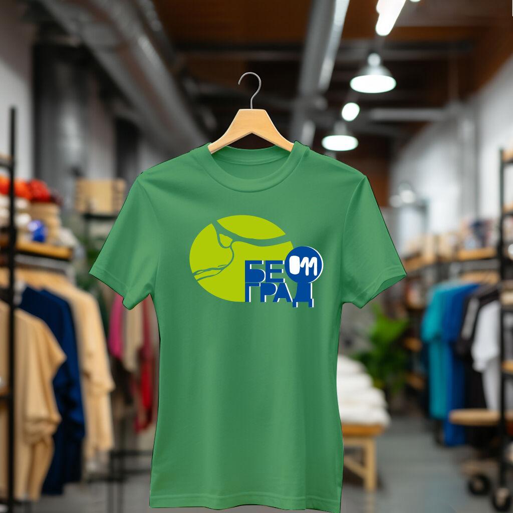 Camiseta Majica sa štampanim printom Cam 208, Ženska, Zelena