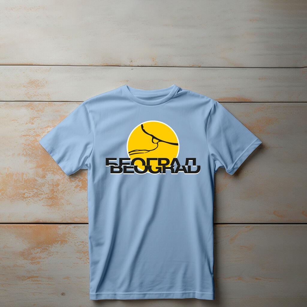 Camiseta Majica sa štampanim printom Cam 209, Dečija, Cijan