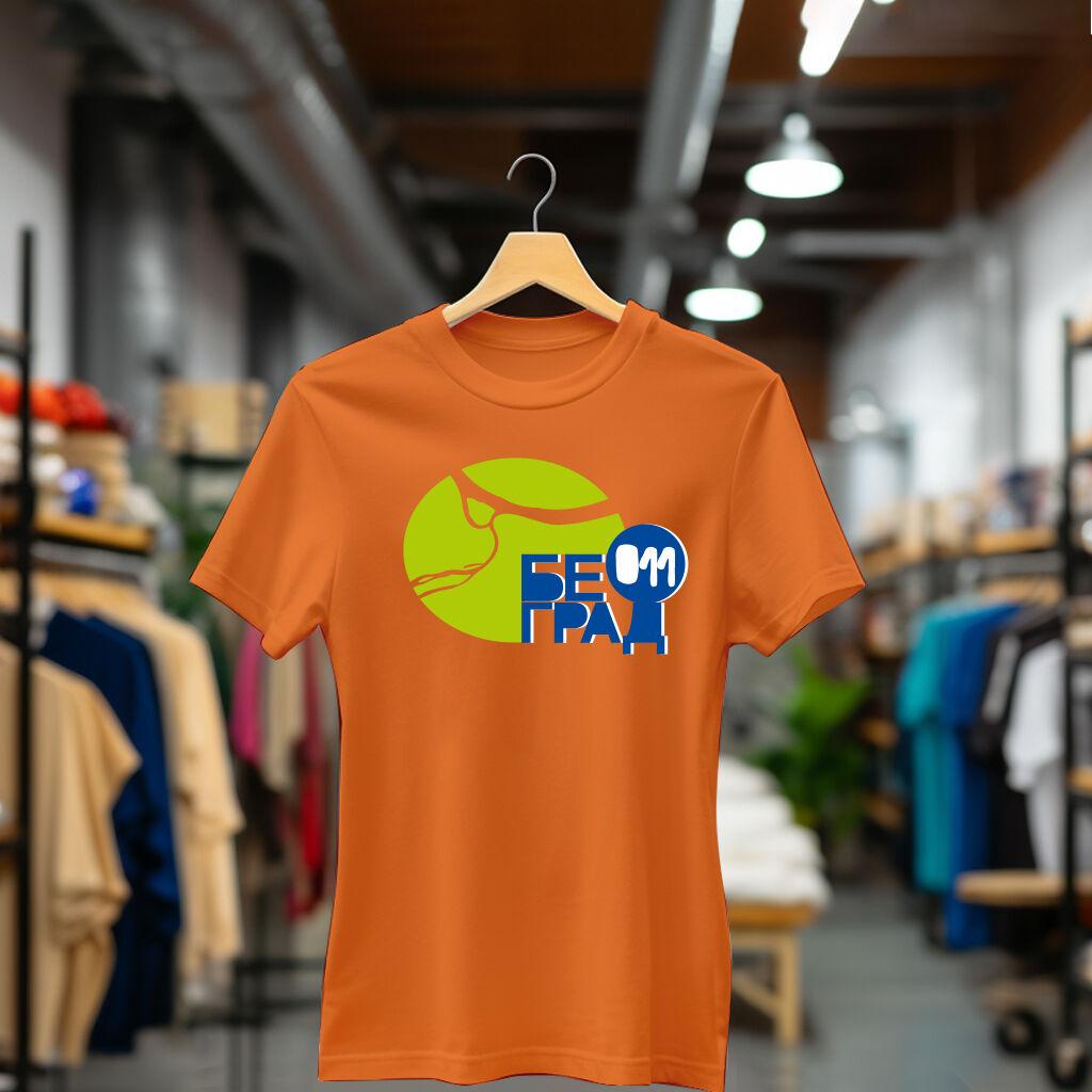 Camiseta Majica sa štampanim printom Cam 208, Ženska, Narandžasta