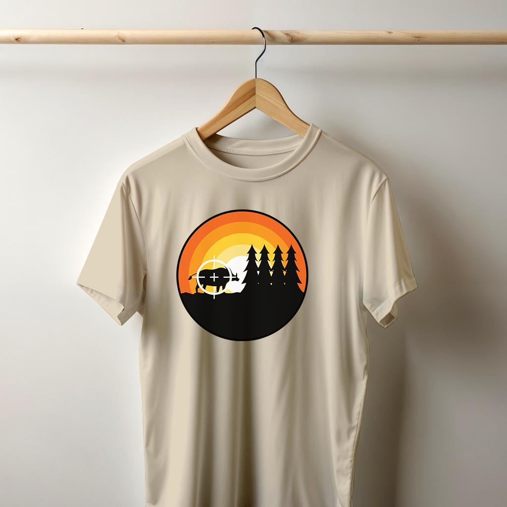 Camiseta Majica sa štampanim printom Cam 443, Muška, Krem