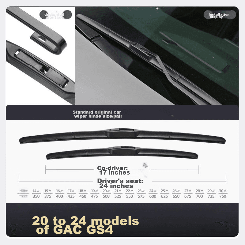 Paisu Metlice brisača za automobil, 610 mm, 432 mm