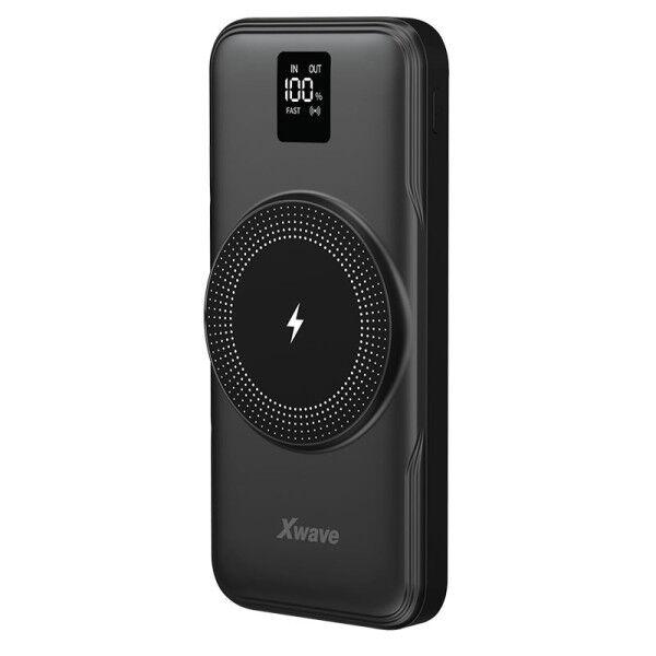Xwave Power bank GoEnergy 10Wd, 10000 mAh, 20W, 15W, Wireless, Crni