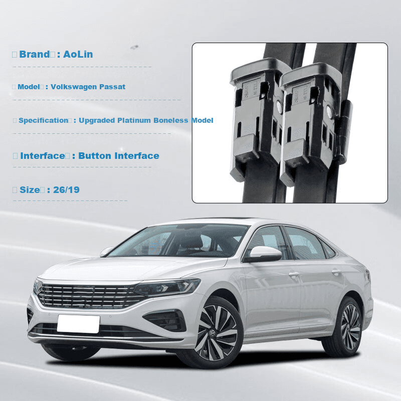 Aolin Metlice brisača za automobil, 489 mm, 660 mm
