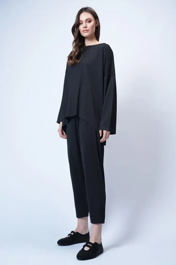 Trend Alacati Stili Ženski komplet duks i pantalone Alc-X13270, crna