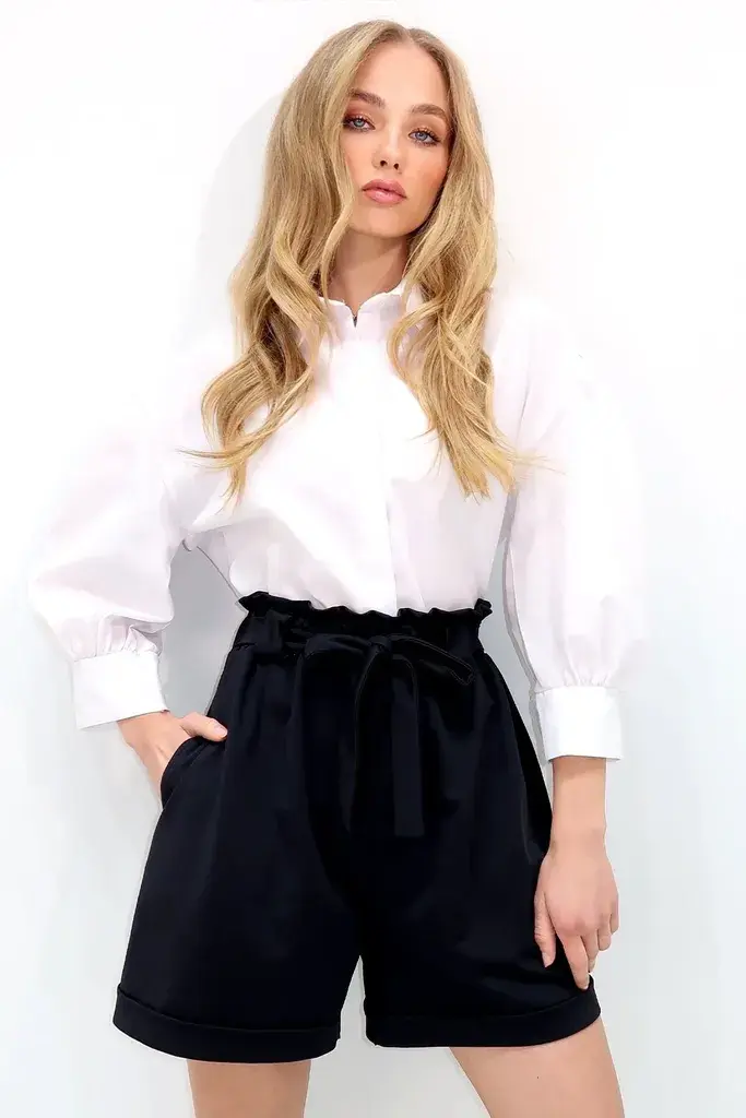 Trend Alacati Stili Ženski šorts Alc-X13338-1, Crni