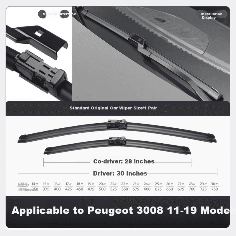 Paisu Metlice brisača za automobil, 711 mm, 762 mm