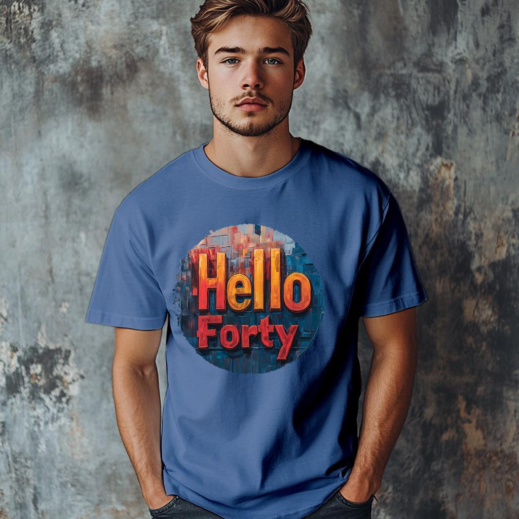 Camiseta Majica sa štampanim printom Cam 904, Muška, Plava