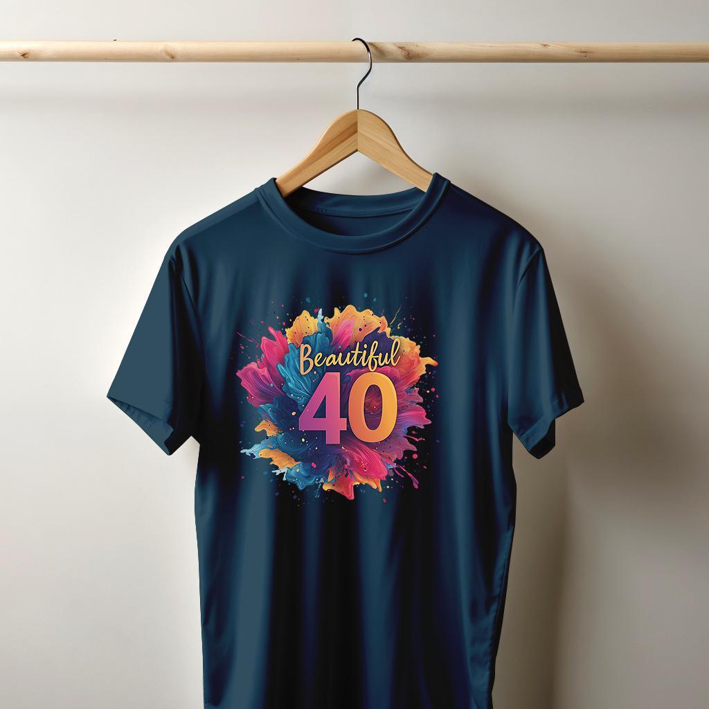 Camiseta Majica sa štampanim printom Cam 901, Muška, Tamnoplava