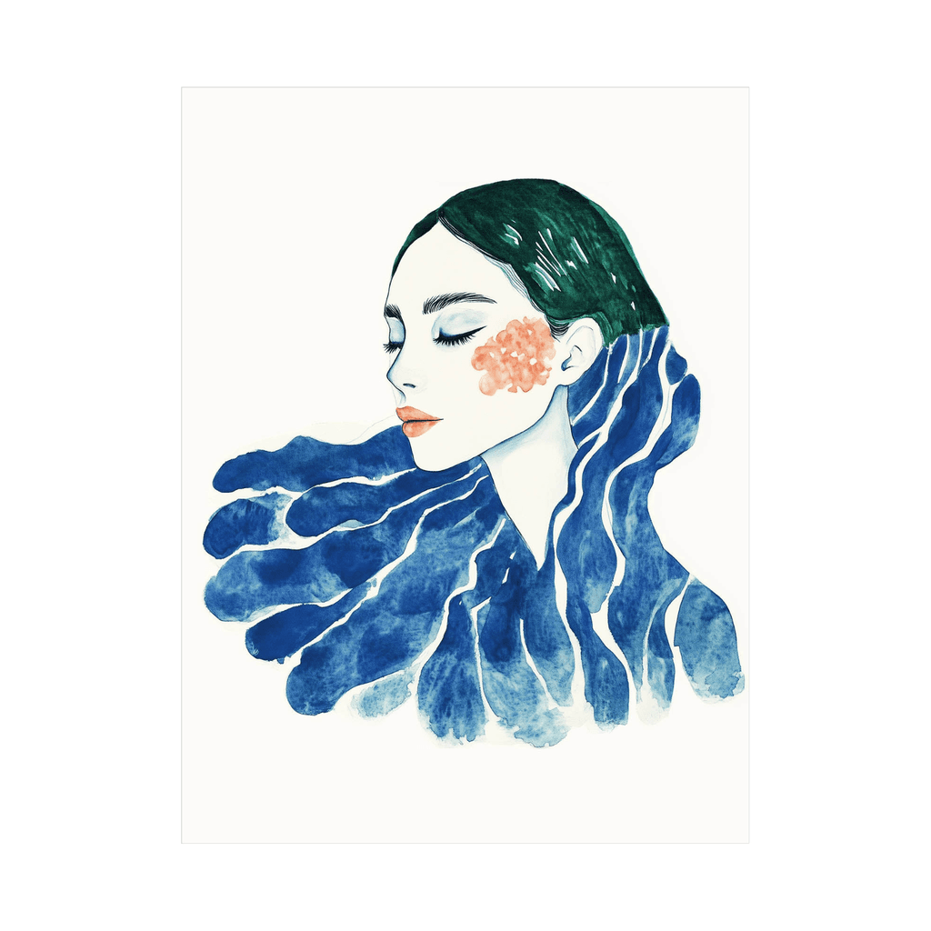 Canvas Slika na platnu Plavi snovi, 90 x 120 cm