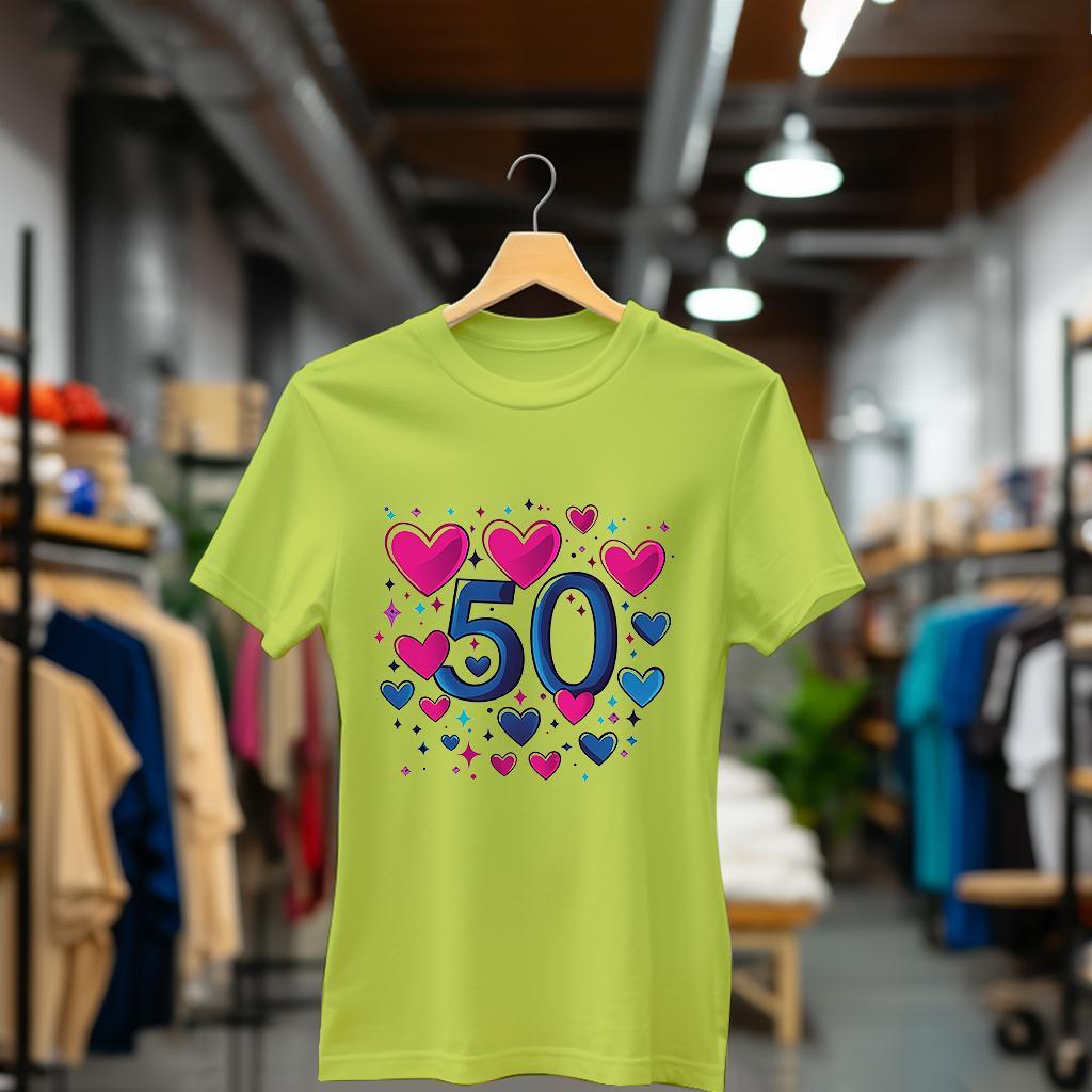 Camiseta Majica sa štampanim printom Cam 905, Ženska, Limeta