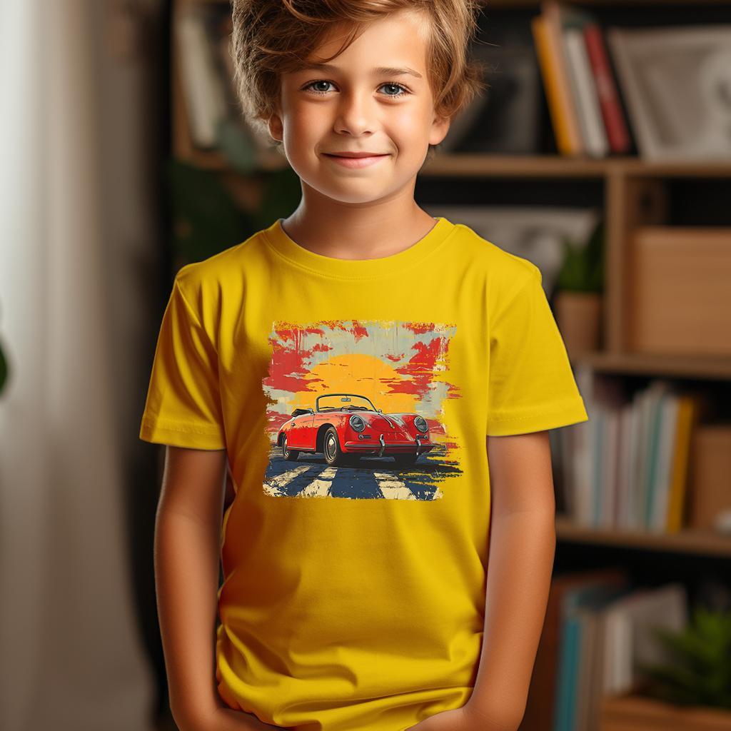 Camiseta Majica sa štampanim printom Cam 843, Dečija, Zlatne boje