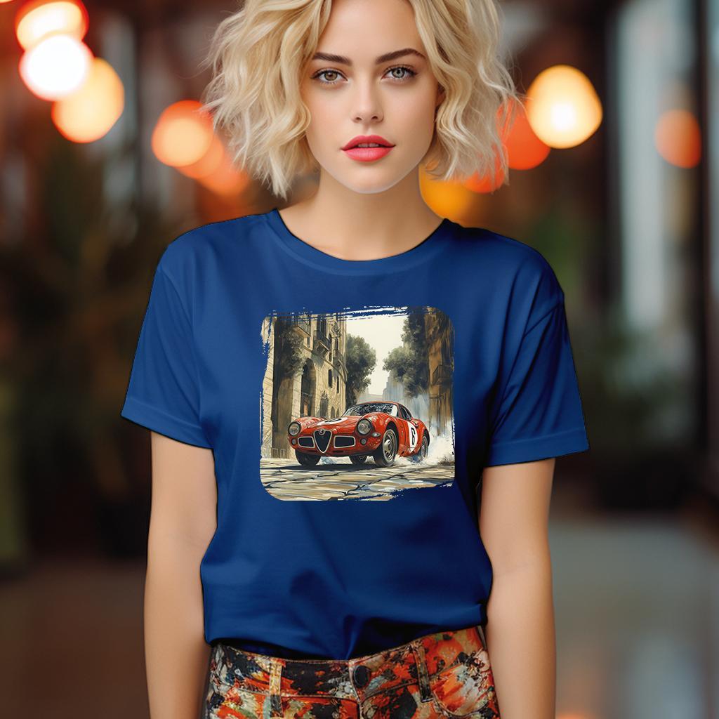 Camiseta Majica sa štampanim printom Cam 851, Ženska, Borovnica