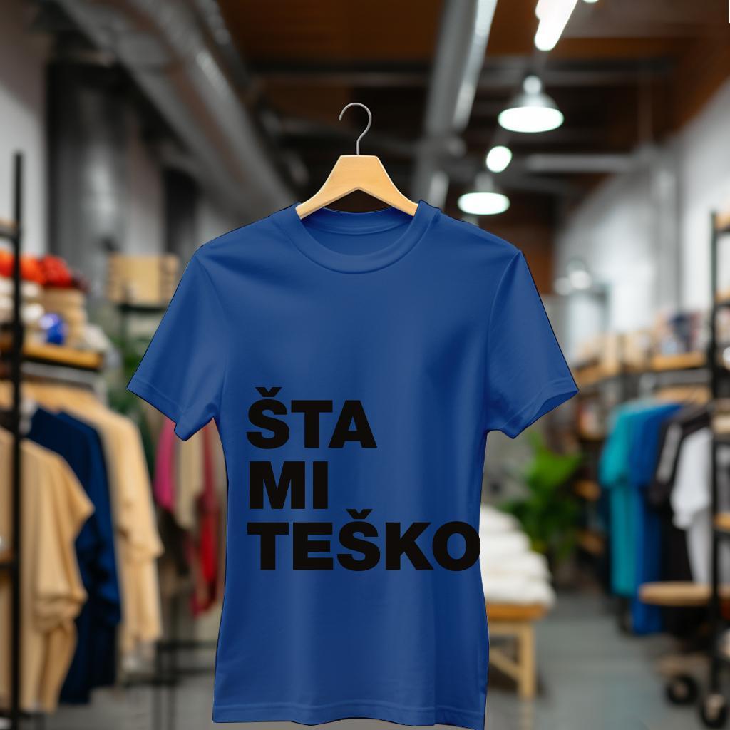 Camiseta Majica sa štampanim printom Cam 897, Ženska, Borovnica