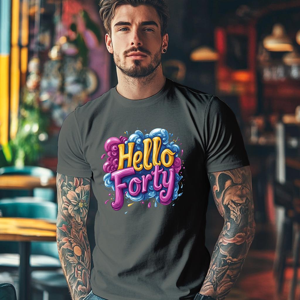 Camiseta Majica sa štampanim printom Cam 903, Muška, Tamnosiva