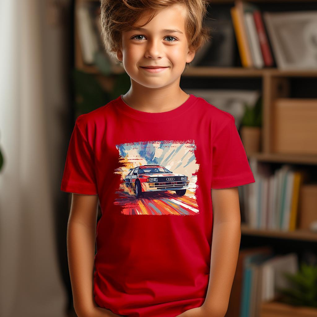 Camiseta Majica sa štampanim printom Cam 844, Dečija, Crvena