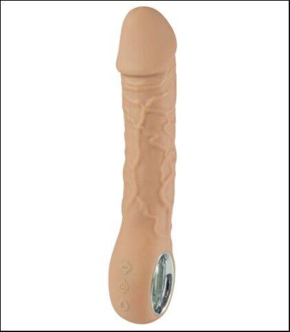 Fantasy Toys Silikonski vibrator Prometheus, 22cm, Boja kože