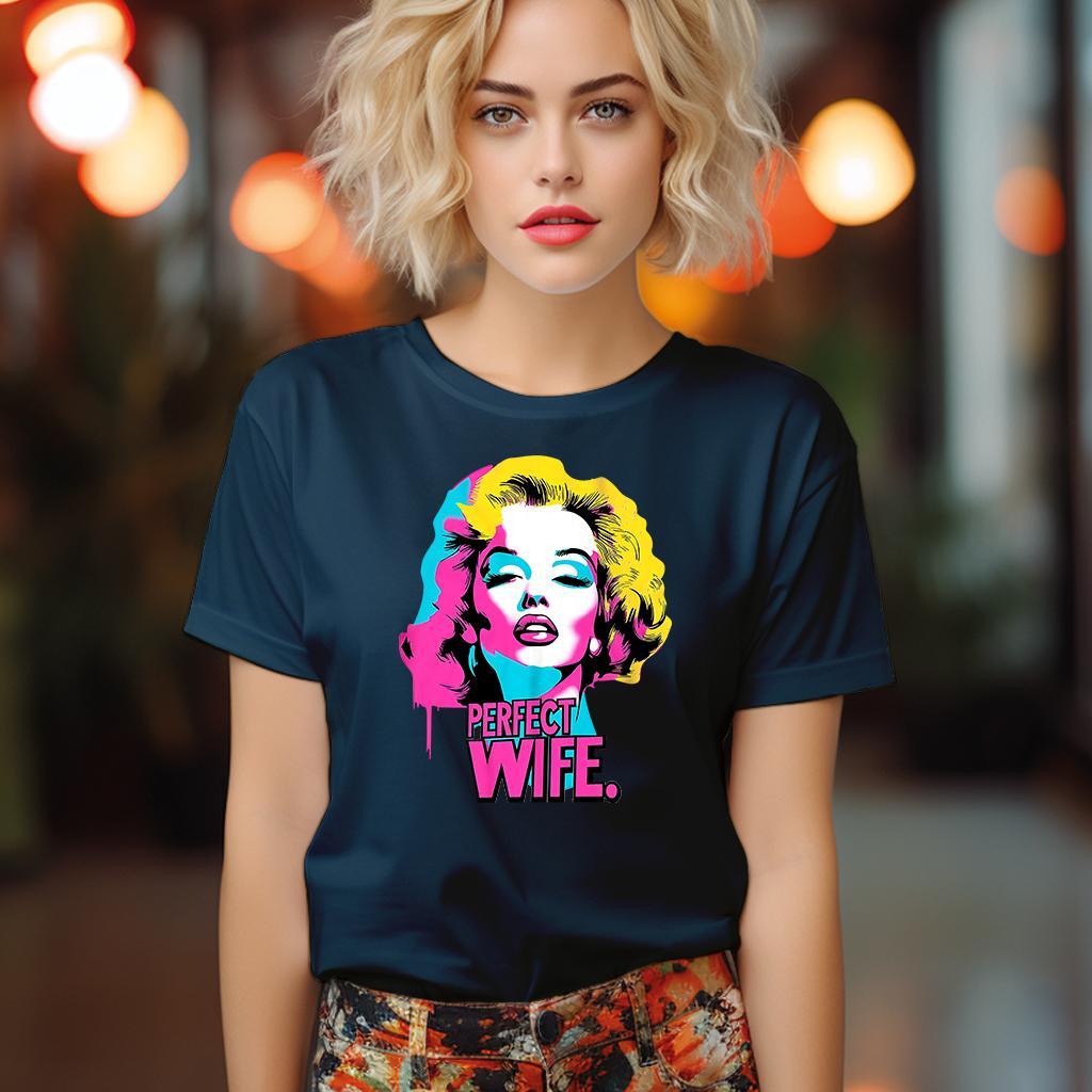 Camiseta Majica sa štampanim printom Cam 891, Ženska, Tamnoplava