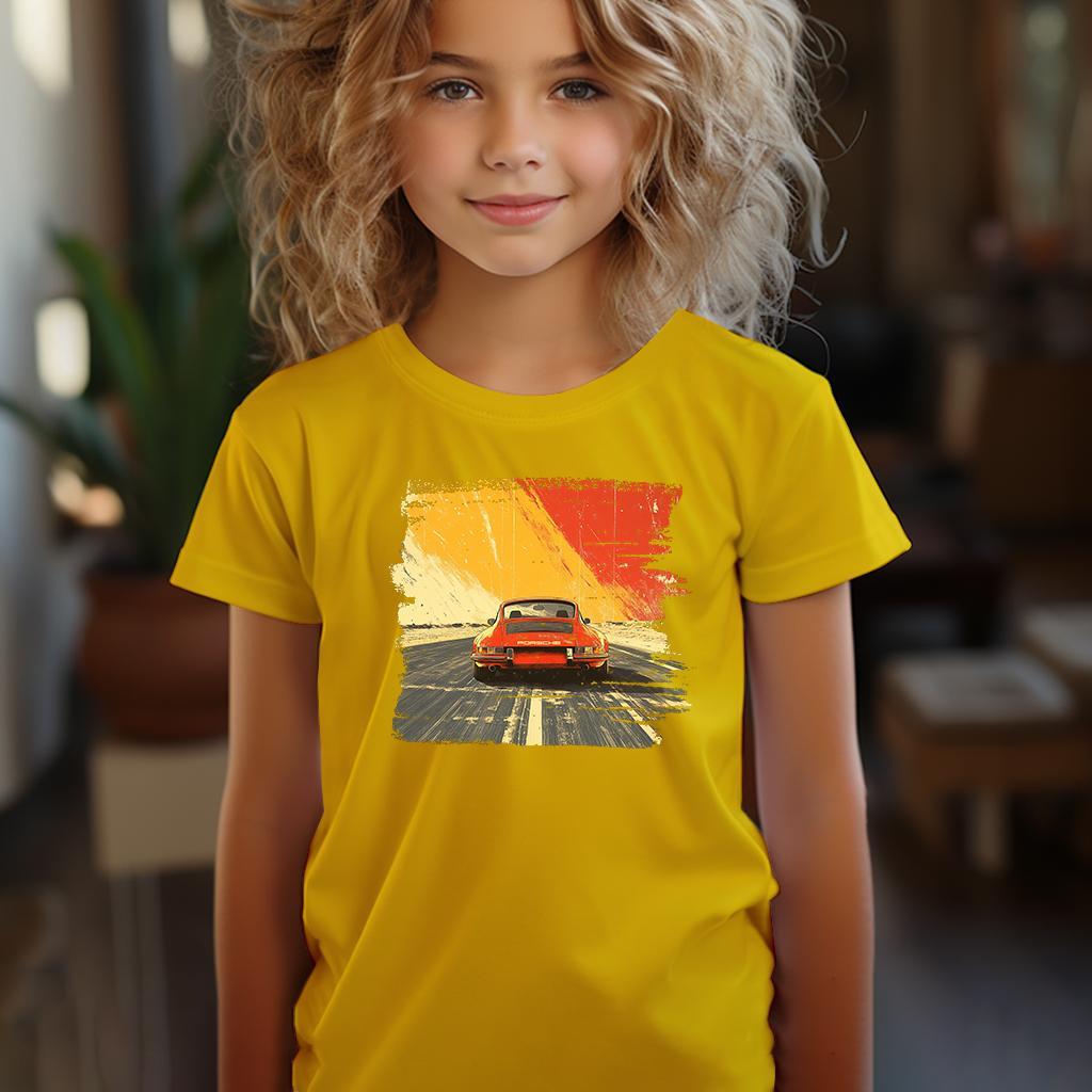 Camiseta Majica sa štampanim printom Cam 842, Dečija, Zlatne boje