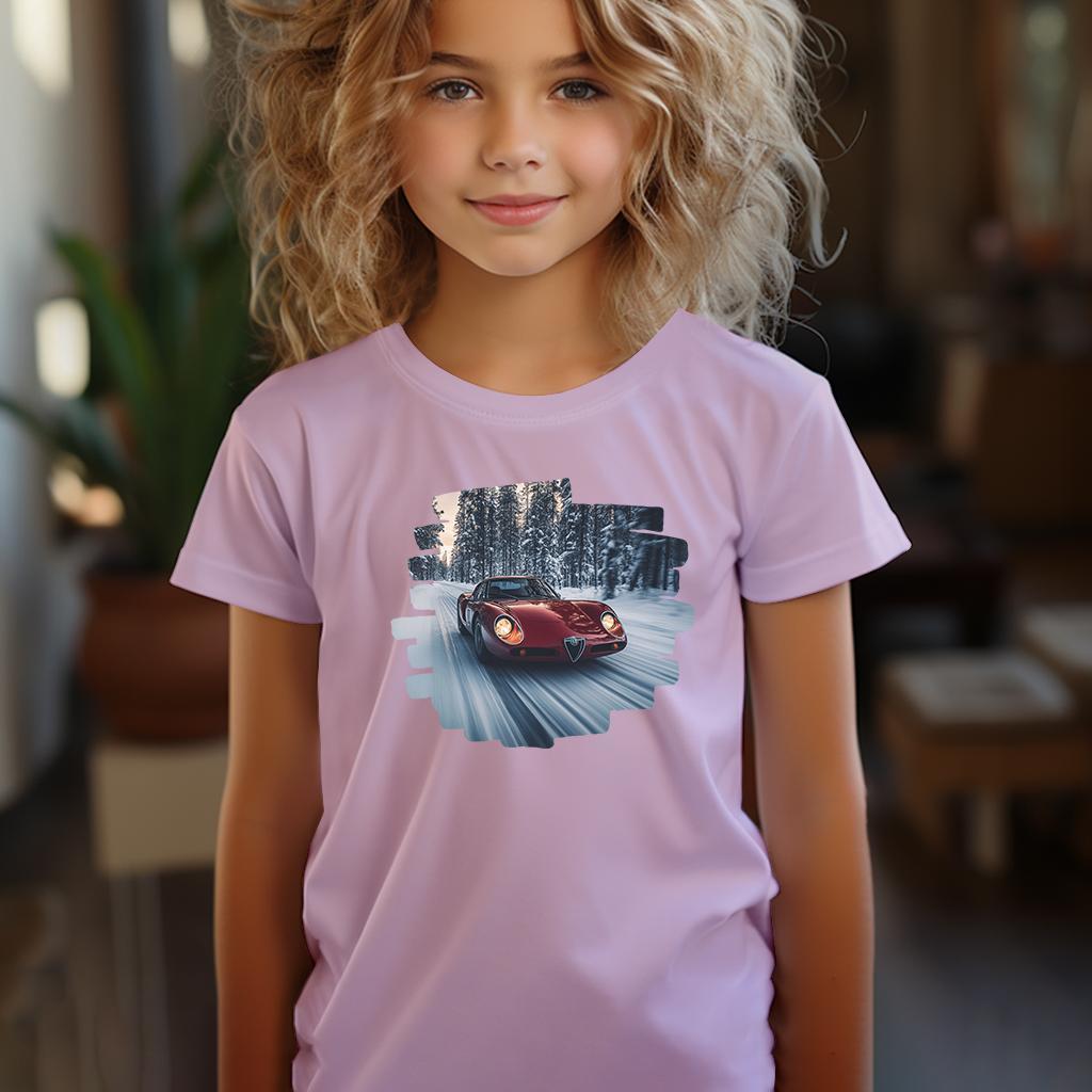 Camiseta Majica sa štampanim printom Cam 847, Dečija, Svetloroze