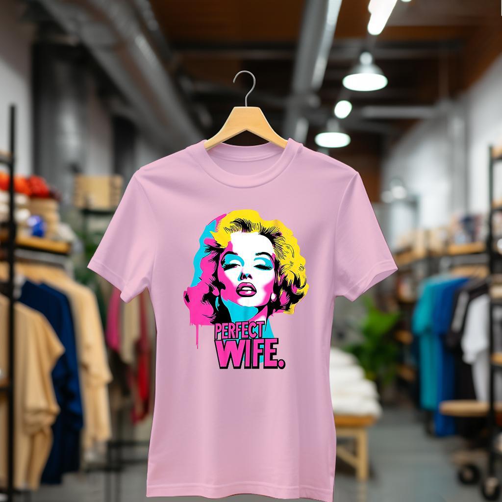 Camiseta Majica sa štampanim printom Cam 891, Ženska, Roze