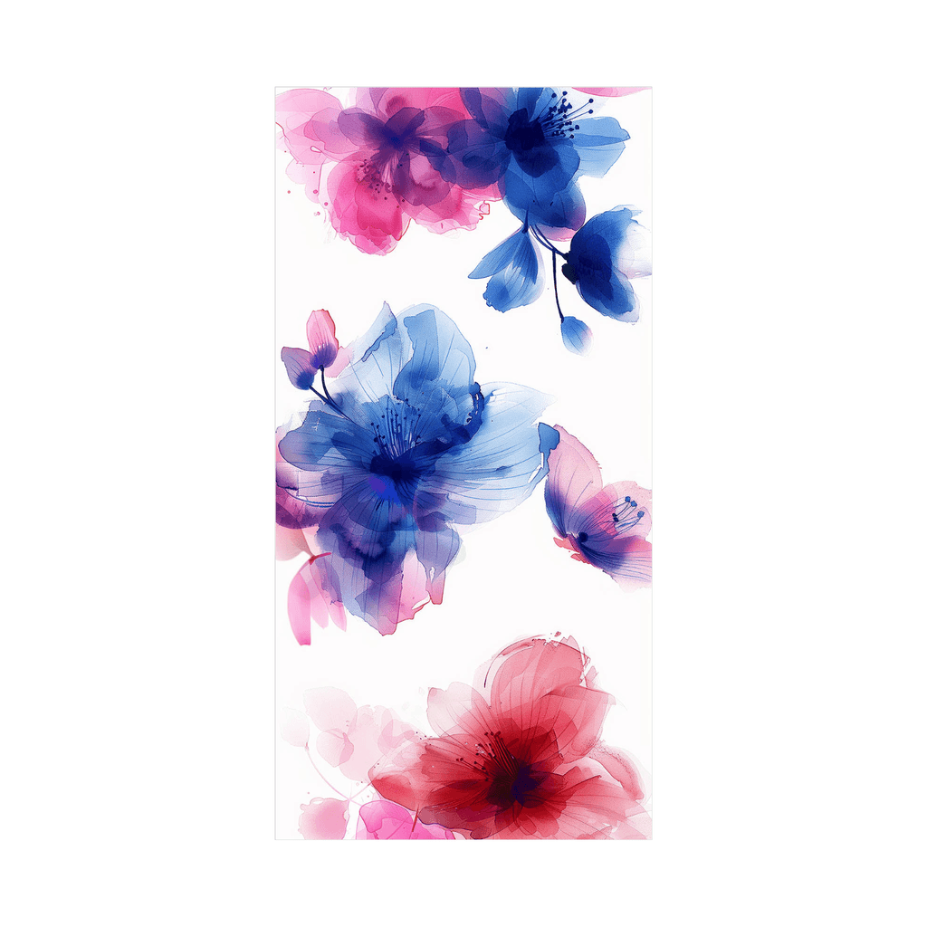 Canvas Slika na platnu Ljubičasto cveće, 40 x 80 cm