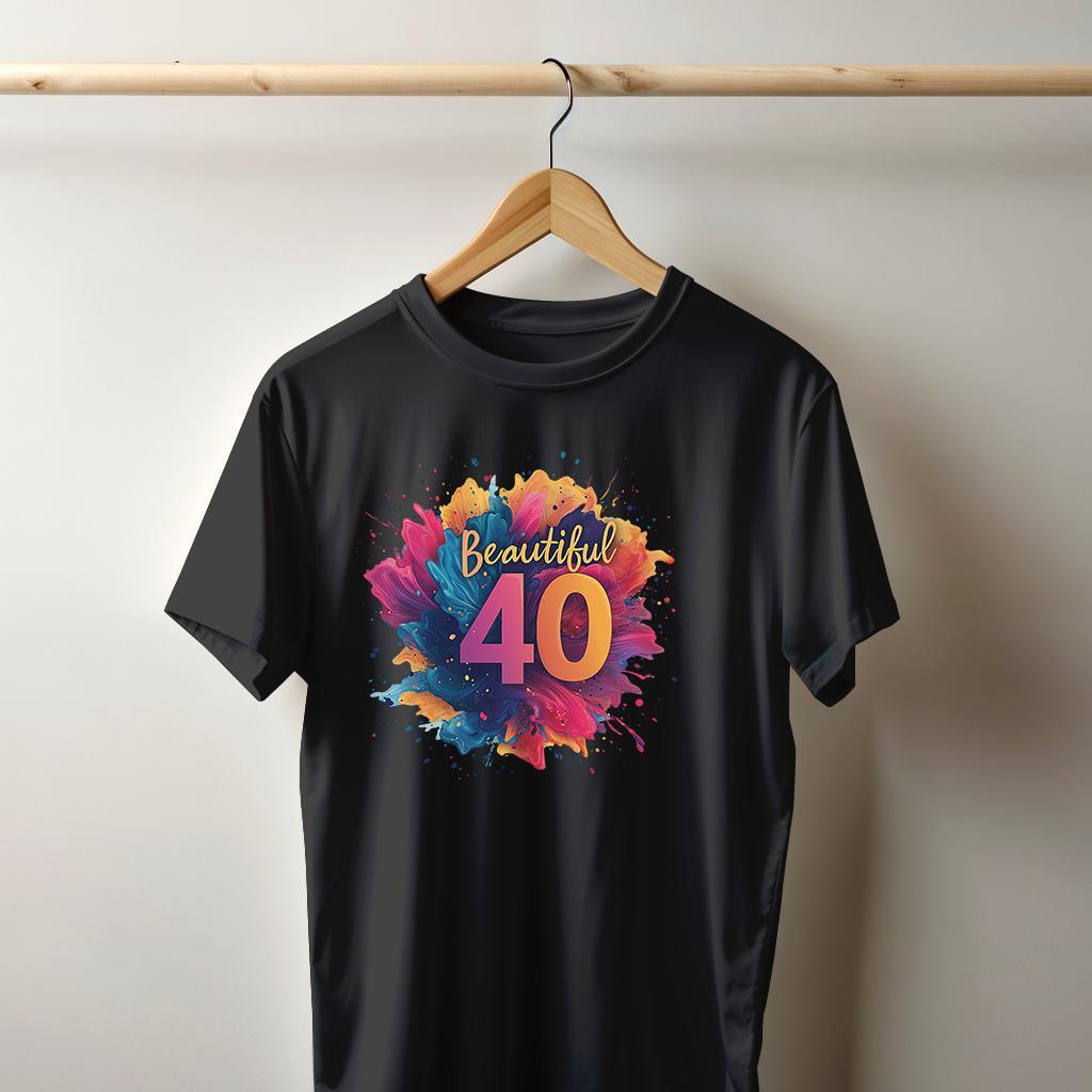 Camiseta Majica sa štampanim printom Cam 901, Muška, Crna