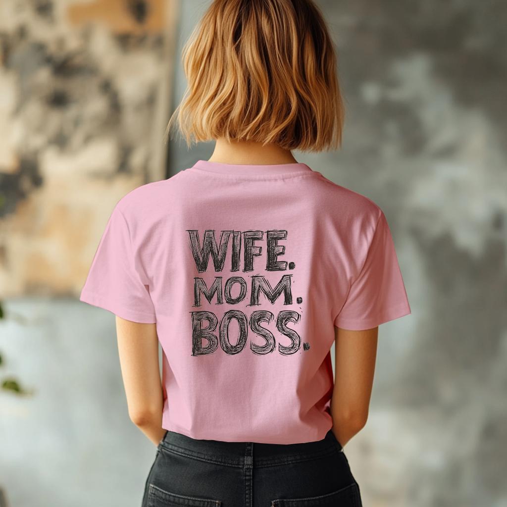 Camiseta Majica sa štampanim printom Cam 886, Ženska, Roze