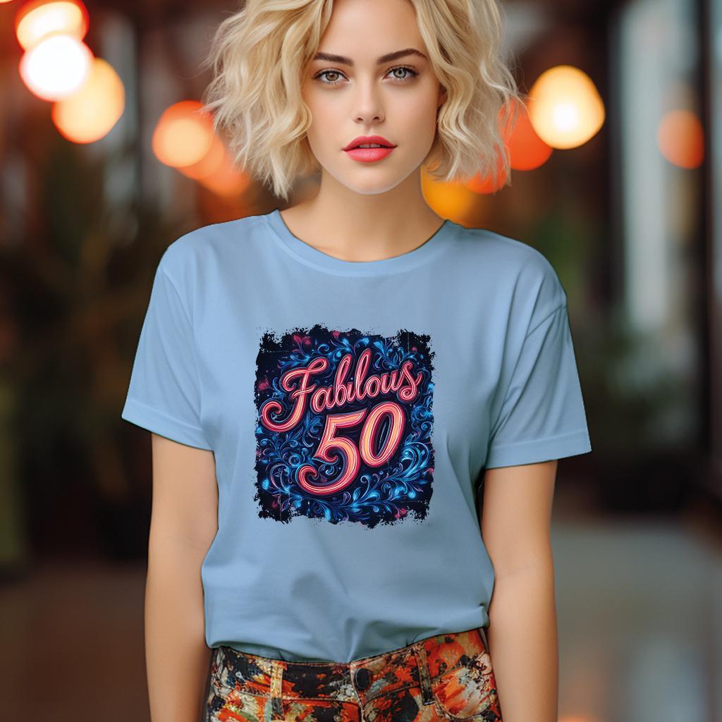 Camiseta Majica sa štampanim printom Cam 908, Ženska, Cijan